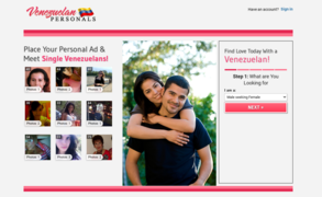 Venezuelan Personals Homepage Image